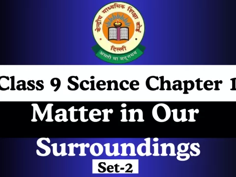 MCQs Online Test For Class 9 Science Chapter 1