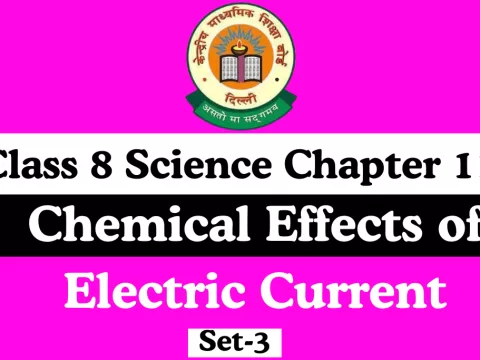 Class 8 Science MCQs Online Test For Chapter 11