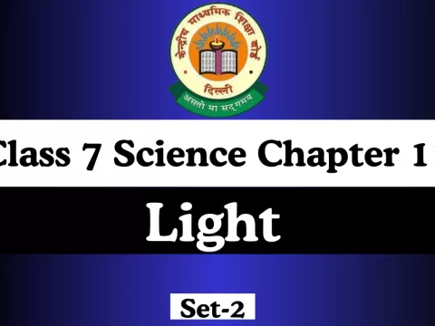 Class 7 Science Chapter 11 Light MCQ Online Test