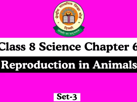 Class 8 Science Chapter 6 MCQs Test Reproduction in Animals
