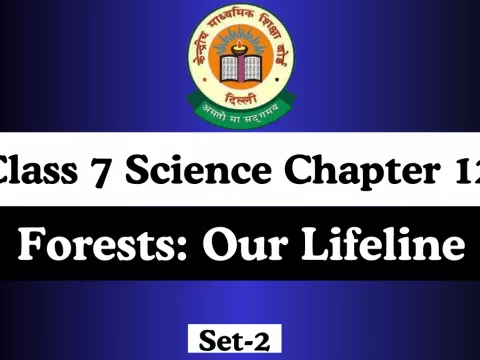 Class 7 Chapter 12 MCQs Online Test Forests: Our Lifeline