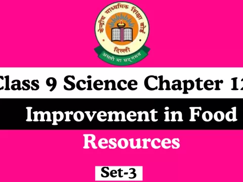 MCQs Online Test For Class 9 Science Chapter 12