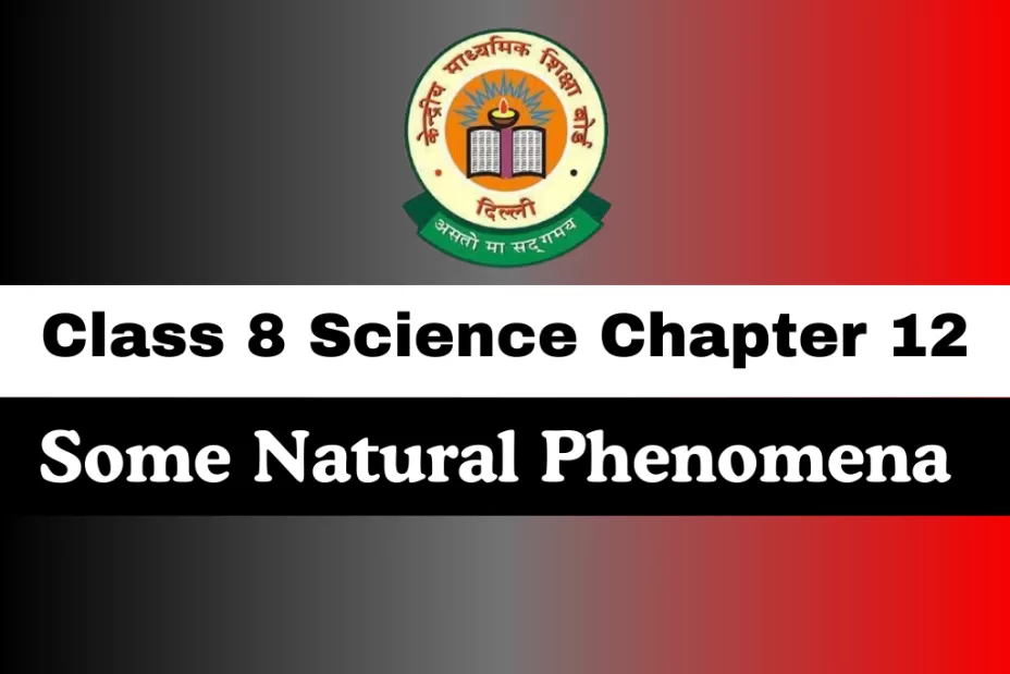 Class 8 Science Chapter 12 Some Natural Phenomena MCQs Online Test Class 8 Science Chapter 12 Some Natural Phenomena MCQs Online Test