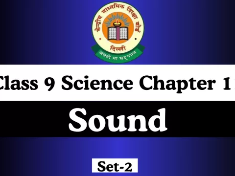 MCQs Online Test Class 9 Science Chapter 11 Sound