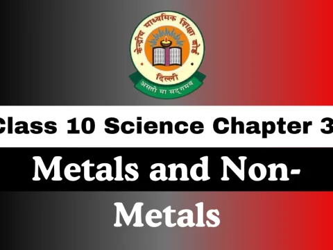 Class 10 Science Chapter 3 Metals and Non-Metals MCQs Online Test