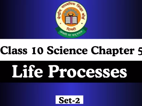 Extra MCQs Online Test Class 10 Science Chapter 5 Life Processes