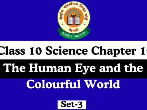 MCQs Online Test For Class 10 Science Chapter 10