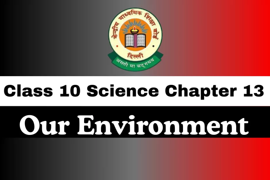 Class 10 Science Chapter 13 Our Environment MCQs Online Test Class 10 Science Chapter 13 Our Environment MCQs Online Test