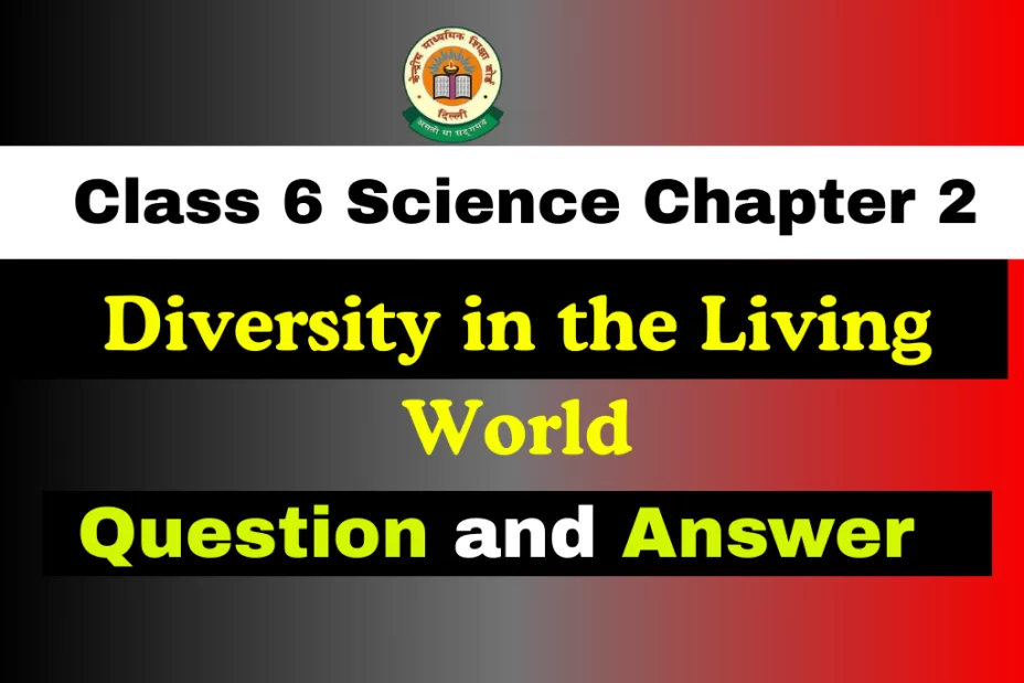 Full Questions with Answers Class 6 Chapter 2 – Diversity in the Living World