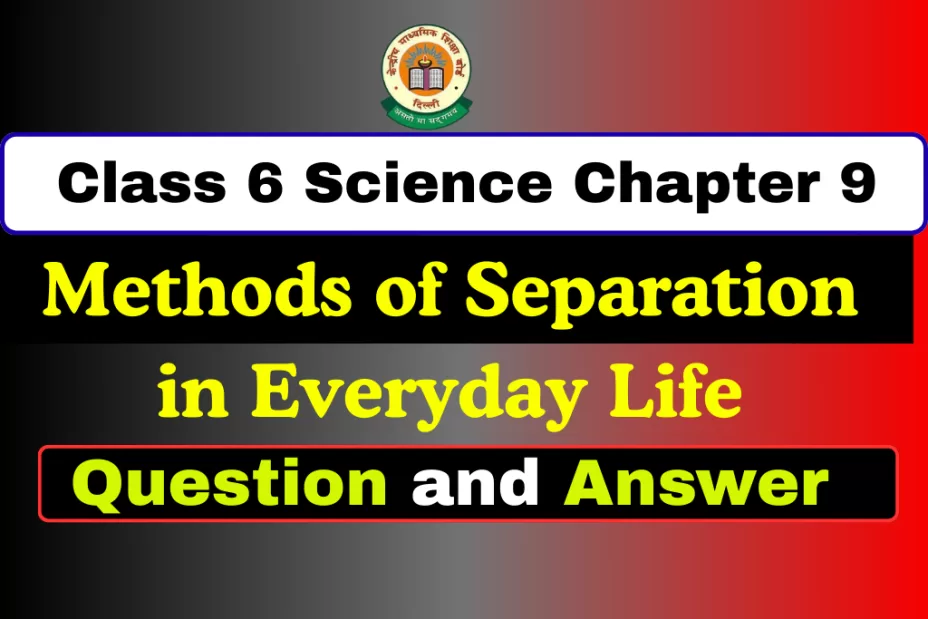 Question With Answer Class 6 Chapter 9