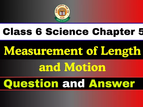 Full Questions with Answers Class 6 Science Chapter 5
